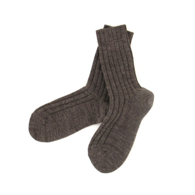 Chaussettes homme en laine et cachemire - Gris anthracite | Doré Doré