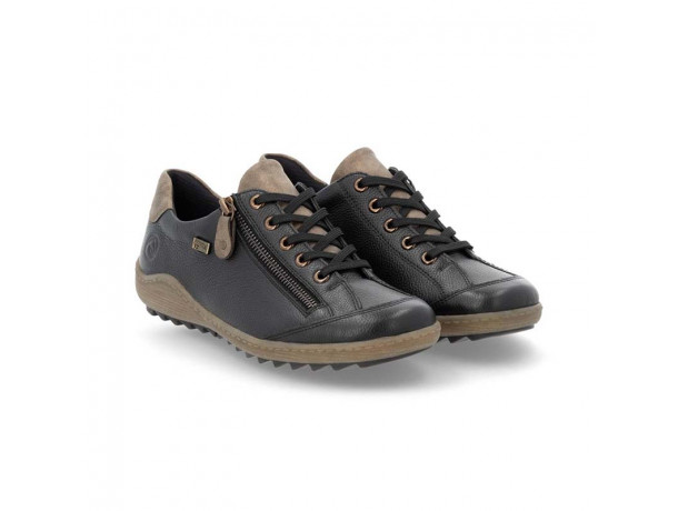 basket basse femme noir confortable remonte R1402