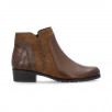 bottines marrons confortables femme Remonte D6893