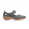 ballerine femme à velcro confortable RIEKER Maya 41399