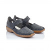 ballerine femme à velcro confortable RIEKER Maya 41399