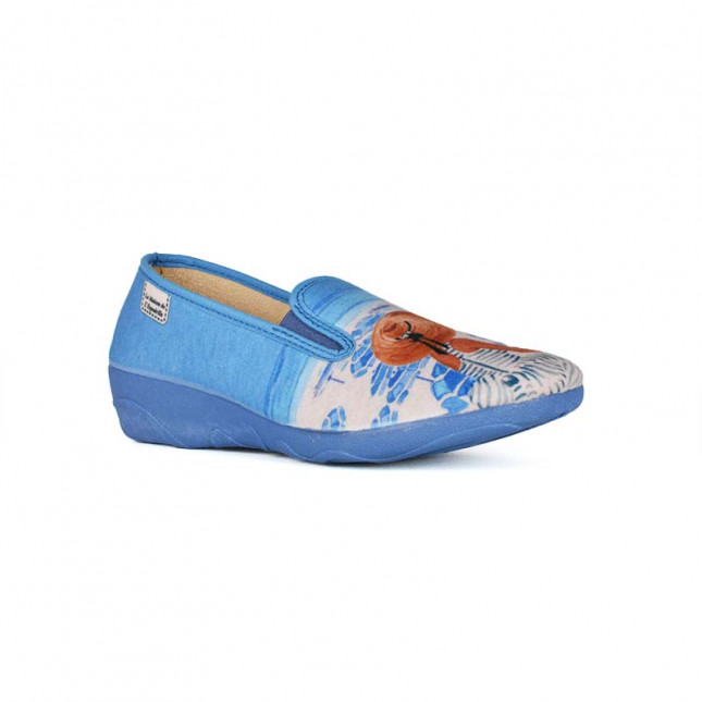 chaussons pantoufles fermés femme la maison de l'espadrille 2055