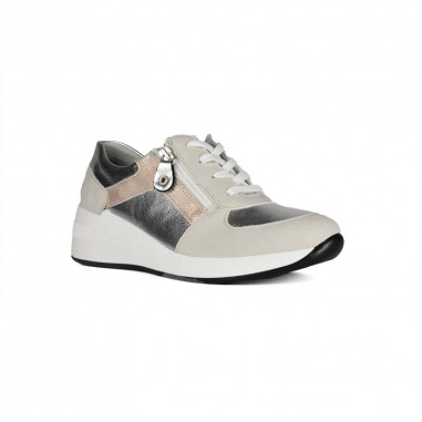 basket femme confortable à talon compensé SUAVE 11001