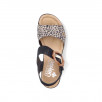 Sandales talon compensé femme RIEKER Eagle 68176