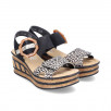 Sandales talon compensé femme RIEKER Eagle 68176