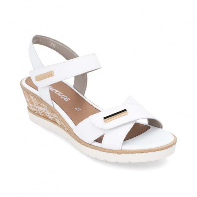sandales blanches femme  confortables Remonte R6266
