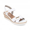 sandales blanches femme  confortables Remonte R6266