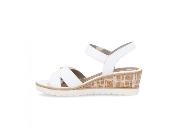 sandales blanches femme  confortables Remonte R6266