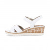 sandales blanches femme  confortables Remonte R6266