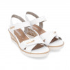 sandales blanches femme  confortables Remonte R6266