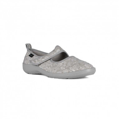 Chaussons ballerines à bride Velcro FARGEOT Tosquet