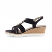 Sandales compensées femme REMONTE R6264