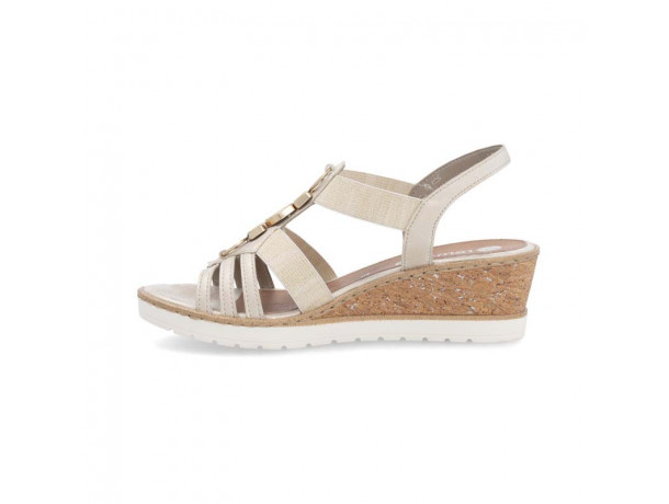 Sandales compensées femme REMONTE R6264
