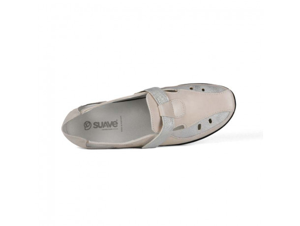 Ballerines velcro femme SUAVE 8051