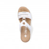 mule femme blanche confortable Rieker Alabama V0636