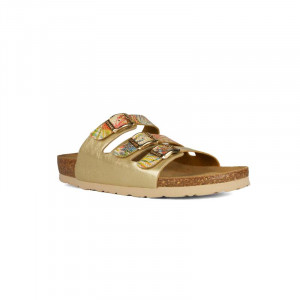 Sandale Femme GROUNDHOG Confort Marche - Taille 40 (US 9) - Cuir - Fabriqué Au Portugal