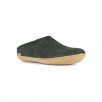 Chausson mule en laine vierge homme femme  GLERUPS Slip On Leather