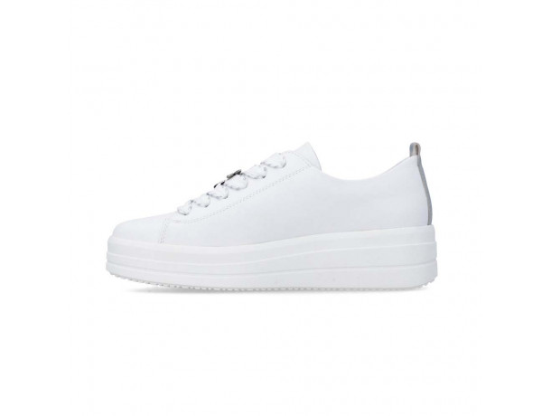 basket blanche femme confortable REMONTE D1C03