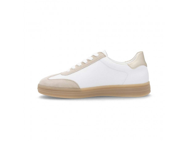 basket femme blanche tendance et confortable REMONTE D2C01