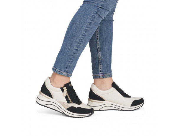 basket femme compensée et confortable Remonte D0T01