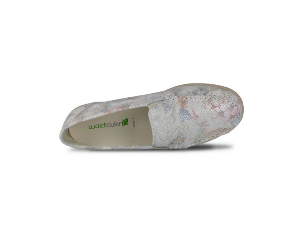 mocassins femme pieds larges confortables  waldlaufer 640004