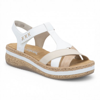 Sandales brides confortables femme RIEKER Massa V0919