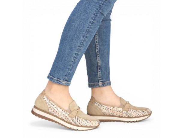 mocassin femme confortable RIEKER 49042