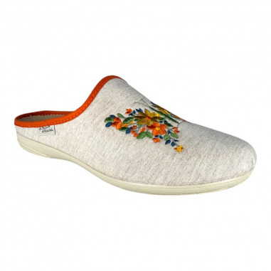 chaussons mules femme fantaisie la Maison de l'Espadrille 2107