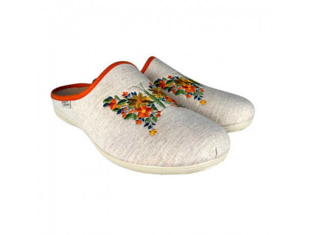 chaussons mules femme fantaisie la Maison de l'Espadrille 2107