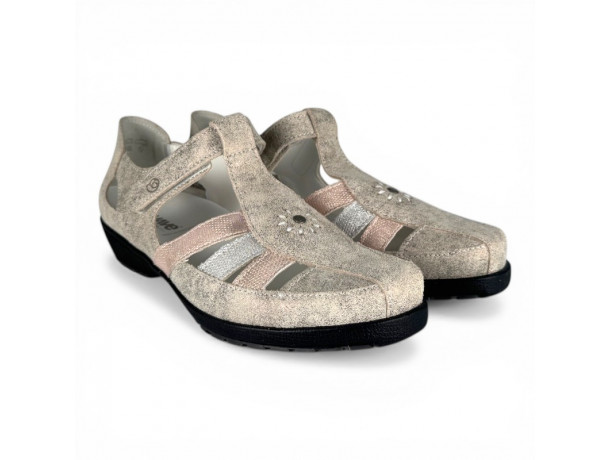 Sandales femme semelle amovible confortables Suave 8031TV