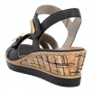sandales talon compensé femme  confortables Remonte R6266