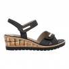 sandales talon compensé femme  confortables Remonte R6266