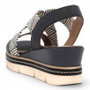Sandales Femme talon Compensé Confortable REMONTE D2L54