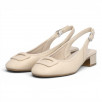 escarpin femme beige confortable Rieker 43456