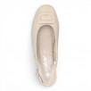 escarpin femme beige confortable Rieker 43456