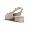 escarpin femme beige confortable Rieker 43456