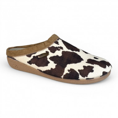 Chaussons mules confortables Semelflex Rose-Elie