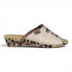 Chaussons mule femme bout ouvert confortable la maison de l'espadrille2101