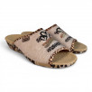 Chaussons mule femme bout ouvert confortable la maison de l'espadrille2101
