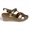sandales cuir femme talon compensé confortables Suave 22001