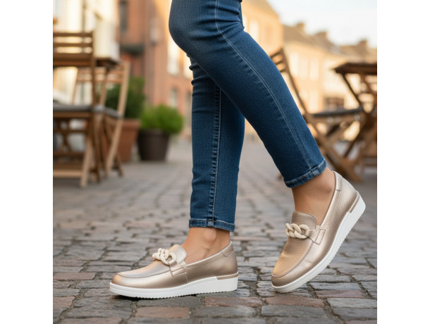 mocassins femme pieds larges solidus Kathy 51013