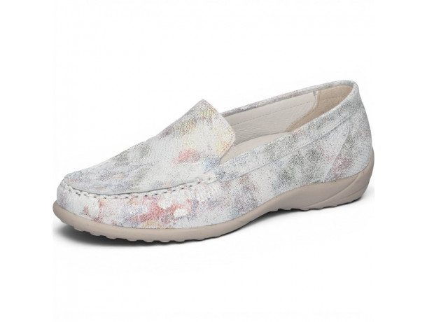 mocassins femme pieds larges confortables  waldlaufer 640004