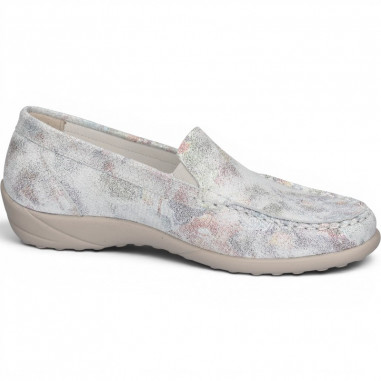 mocassins femme pieds larges confortables  waldlaufer 640004