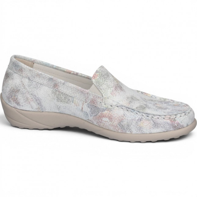 mocassins femme pieds larges confortables  waldlaufer 640004