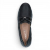 mocassin noir femme confortable caprice 24300