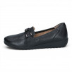 mocassin noir femme confortable caprice 24300