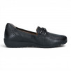 mocassin noir femme confortable caprice 24300