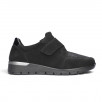 chaussures velcro noires pieds larges et sensibles femme Waldläufer 626K32