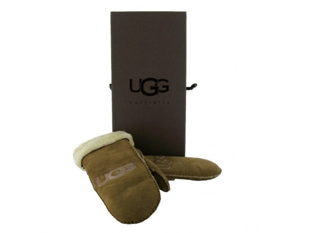 Moufles femme UGG Logo Mitten